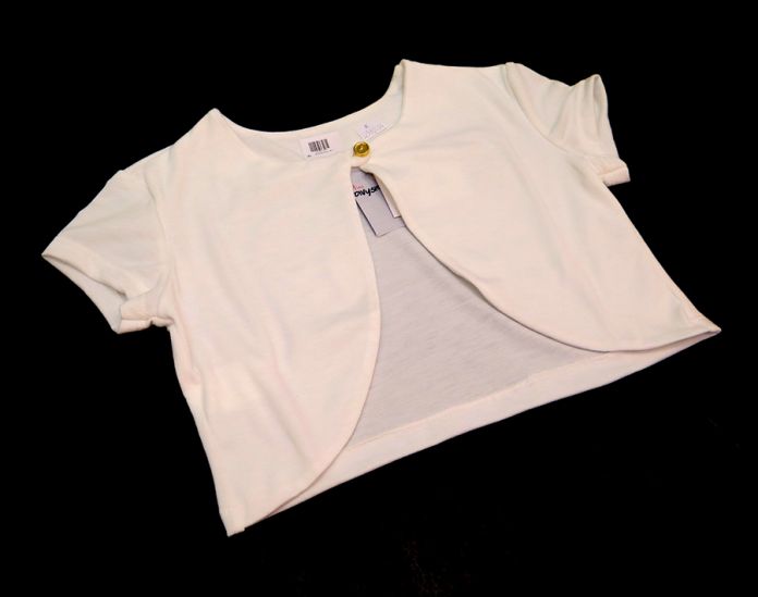 Bolero Torerita Manga Corta Lisa