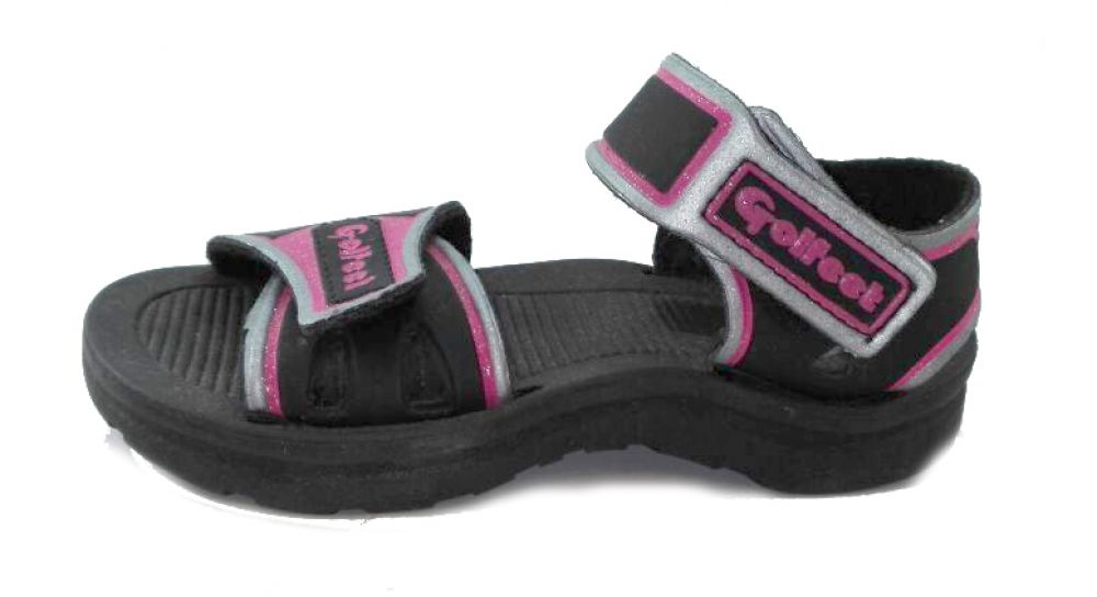 Sandalias de Goma con Doble Velcro