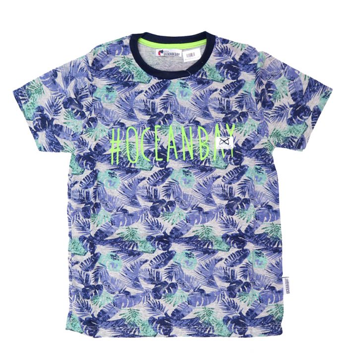 Remera Varon Manga Corta Estampada