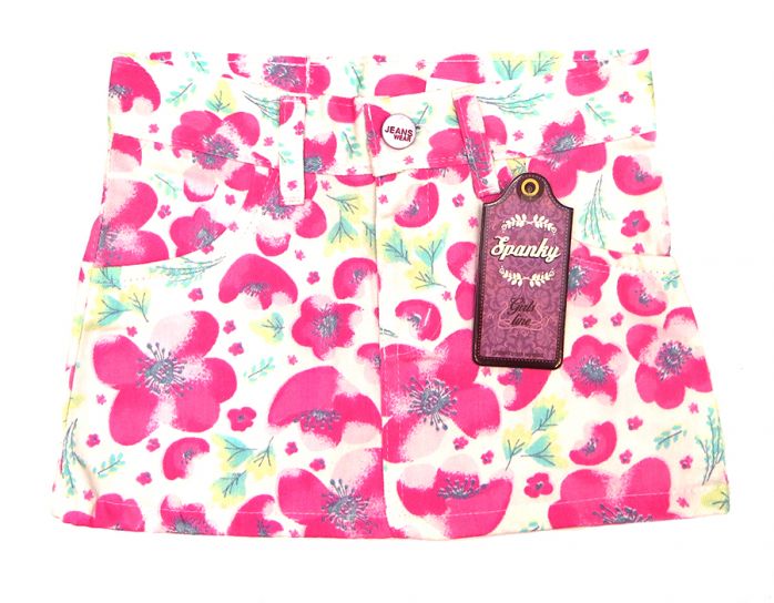 Pollera Estampada Flores