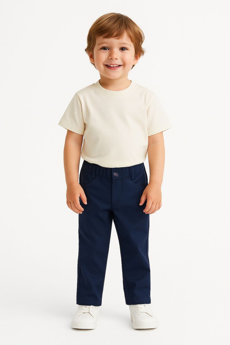 Pantalón Gabardina Cintura Regulable