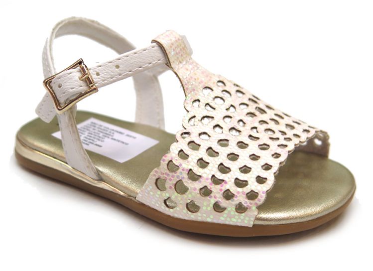 Sandalia Calada Con Brillo