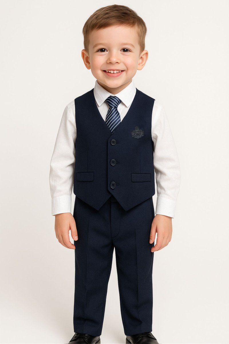 Conjunto De Chaleco Pantalon Camisa Y Corbata