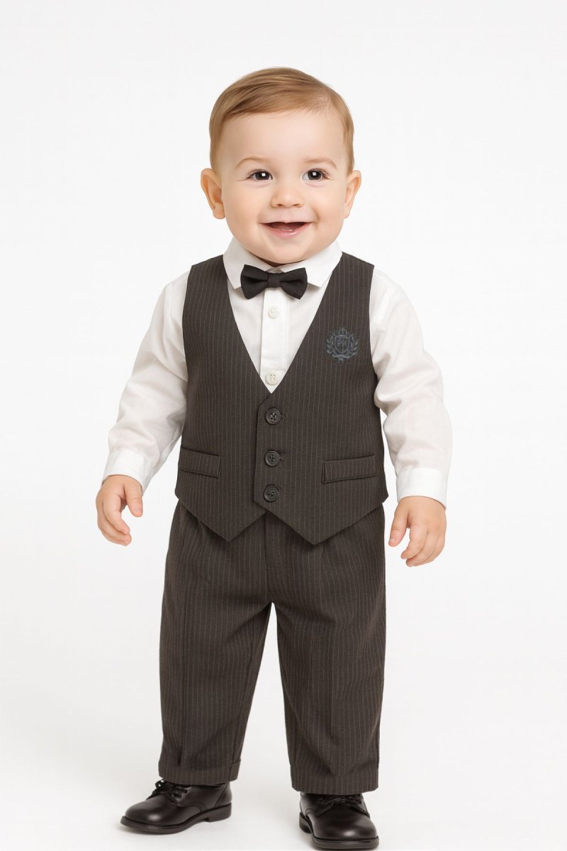 Conjunto Chaleco Camisa Y Pantalon