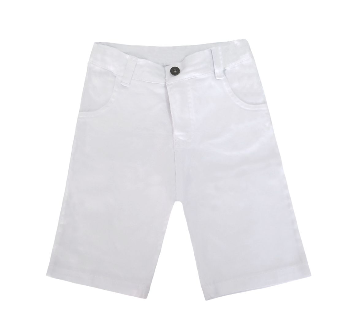 Bermuda Gabardina Varon Con Cintura Regulable