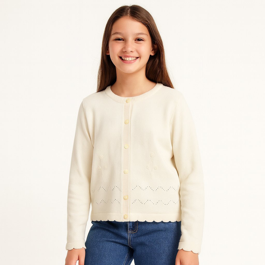 Saquito Calado Con Botones