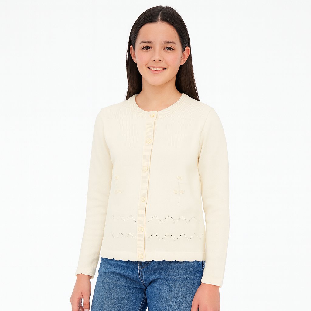 Saquito Calado Con Botones