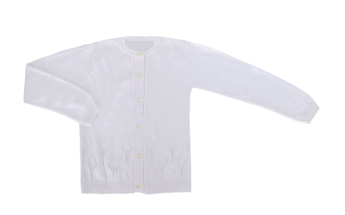 Saquito De Hilo Calado Con Botones