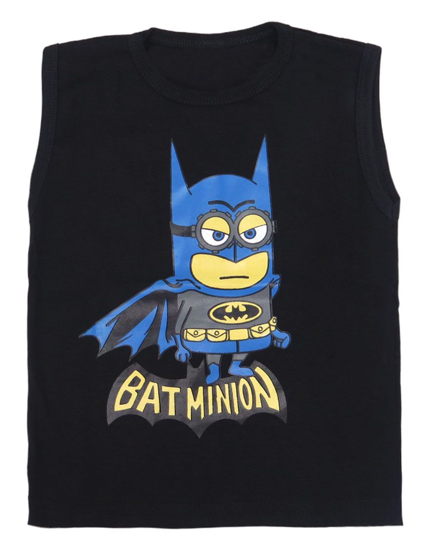 Remera personaje manga corta Batminion