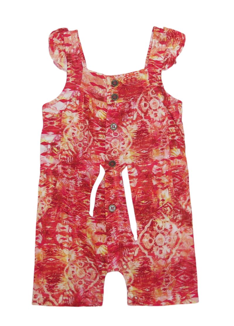 Enterito Filo Estampado Naranja