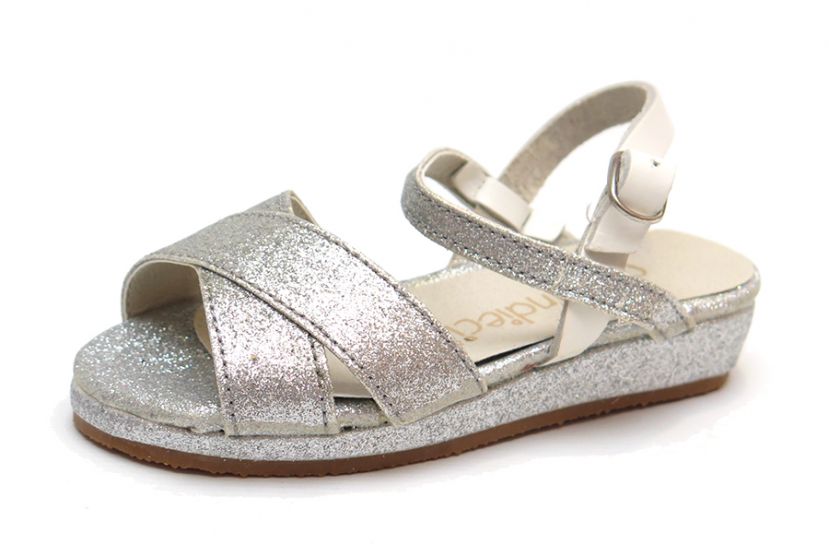 Sandalia Con Glitter