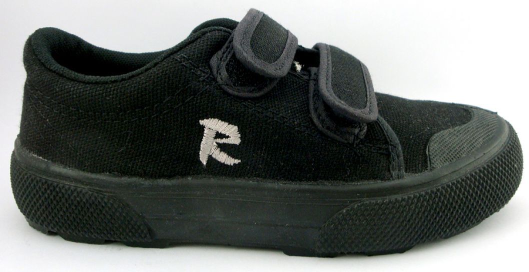 Zapatilla De Lona Con Velcro