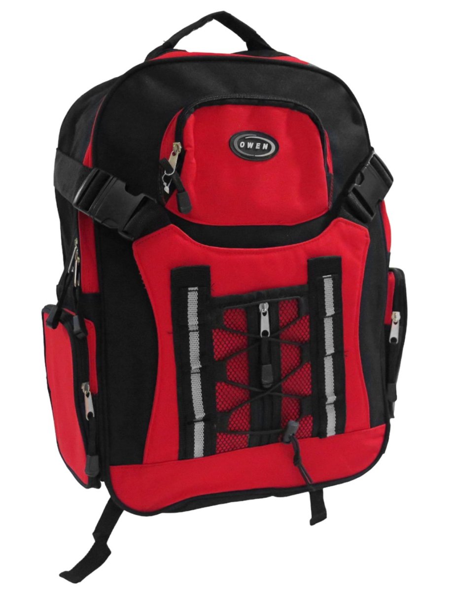 Mochila Espalda Elastico Zigzag-  2 broches grande diagonales arriba