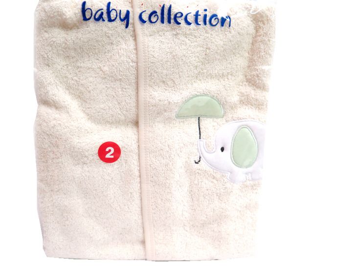 Salida de Baño Bata de Toalla con Capucha Lisa