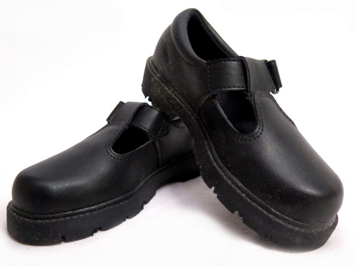 Guillermina Colegial Ecocuero Con Velcro