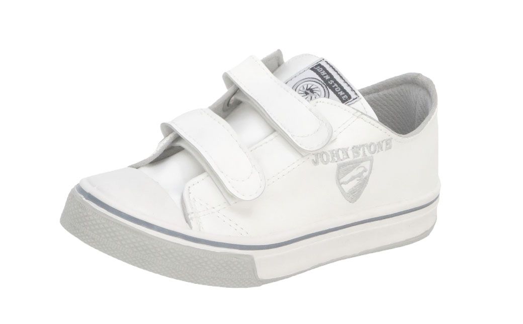 Zapatillas de Cuerina Con Velcro