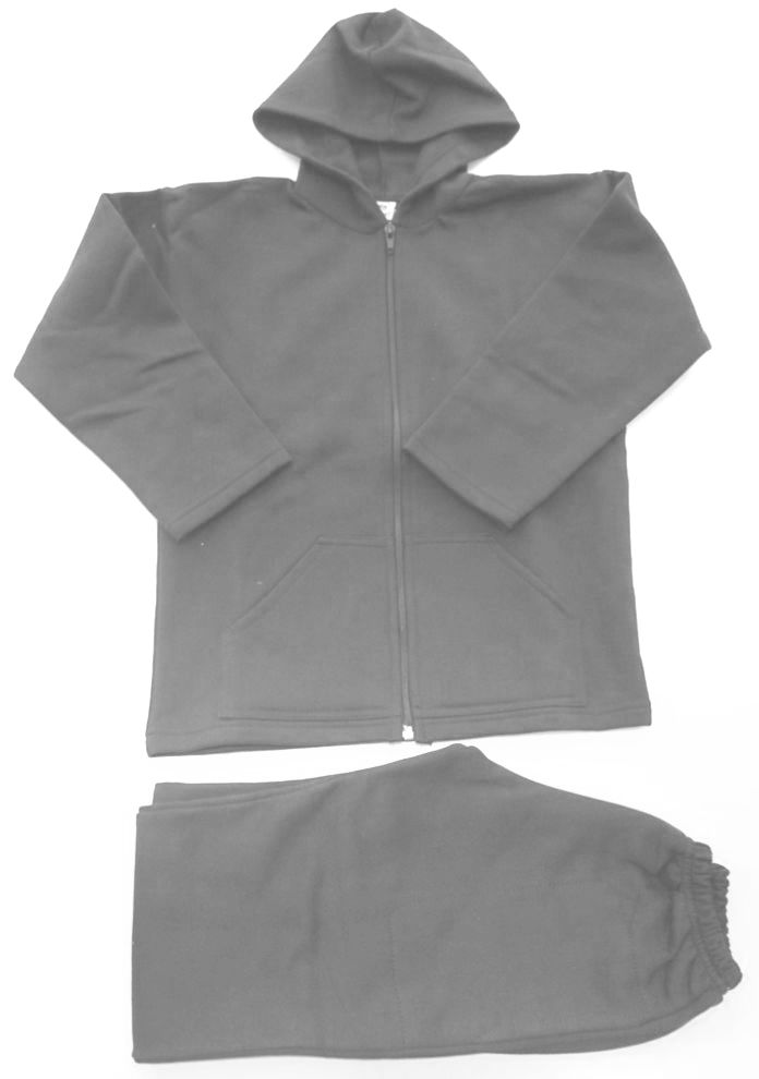 Conjunto Jogging pantalon y campera con cierre y capucha Colegial Frisa