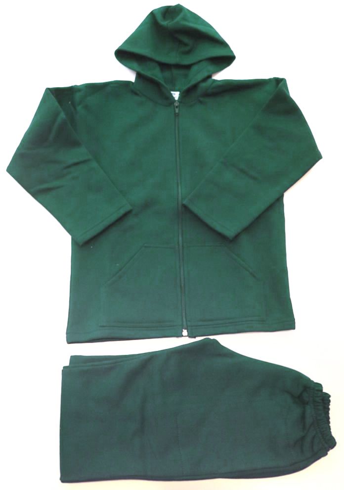 Conjunto Jogging pantalon y campera con cierre y capucha  Colegial Frisa