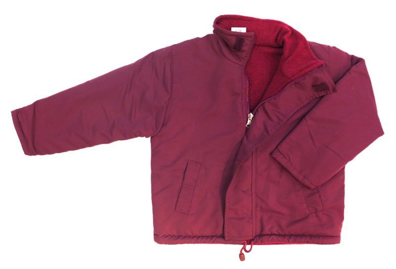 Campera Reversible Con Capucha de Microfibra y Polar