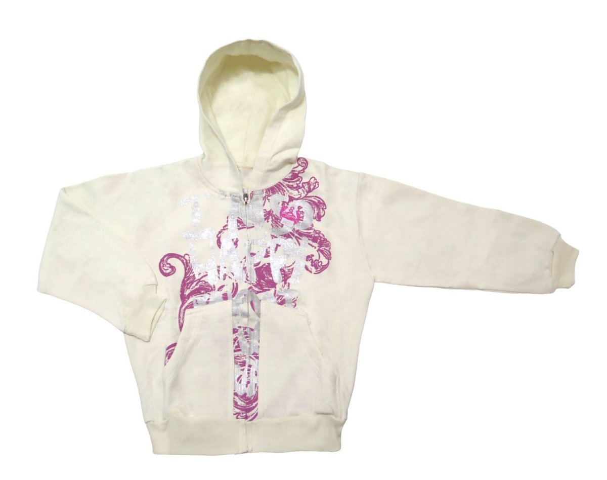 Campera de Algodon y Friza Con Capucha Estampado Metalico