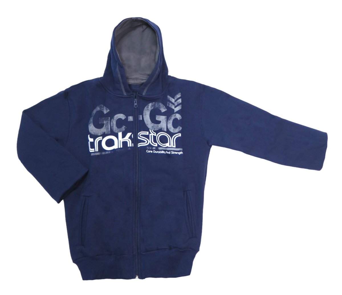 Campera de Friza con Capucha Estampada