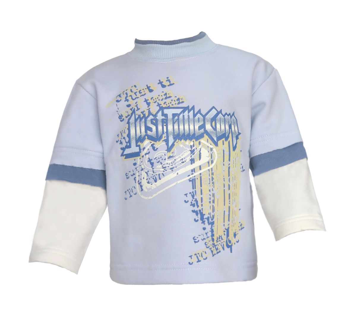 Buzo de Algodon Frizado Sin Capucha Estampado