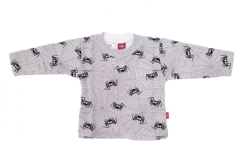 Buzo de Algodon Frizado Sin Capucha Arañas