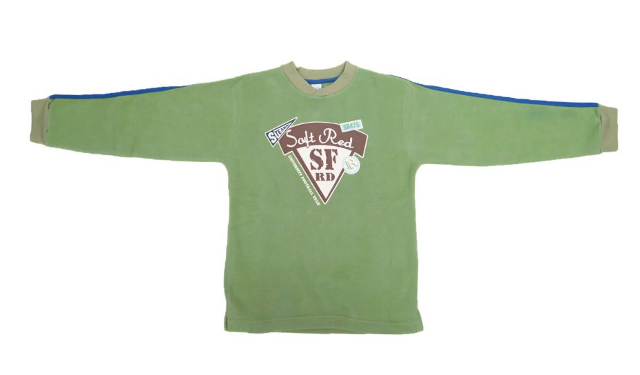 Buzo de Algodon Frizado Sin Capucha Estampado