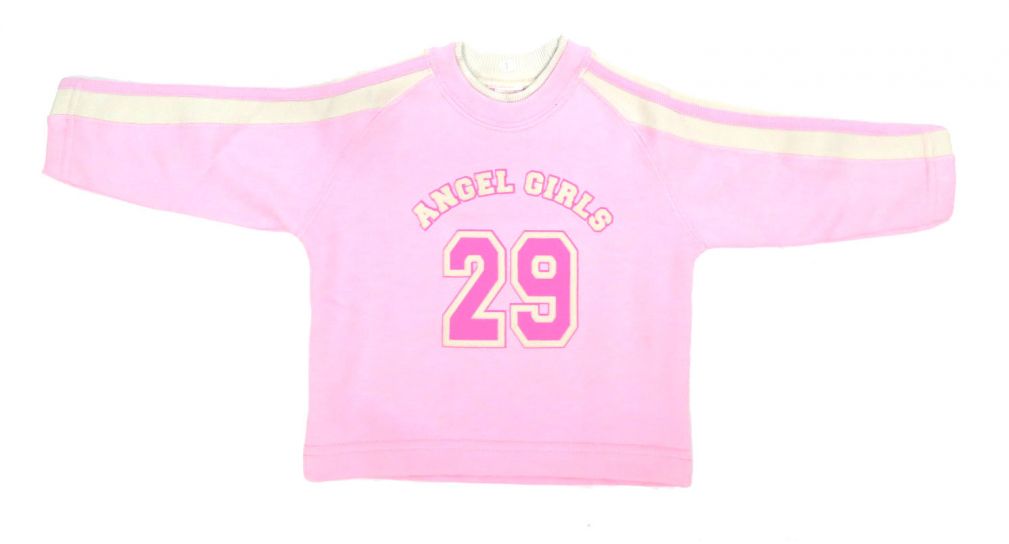 Buzo de Algodon Frizado Sin Capucha Estampado Angel Girls 29