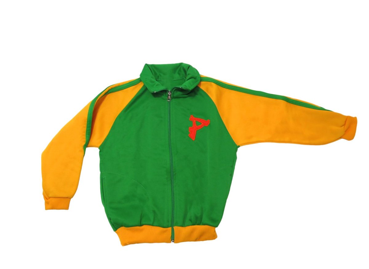 Campera de Acetato Frizado Bordado P