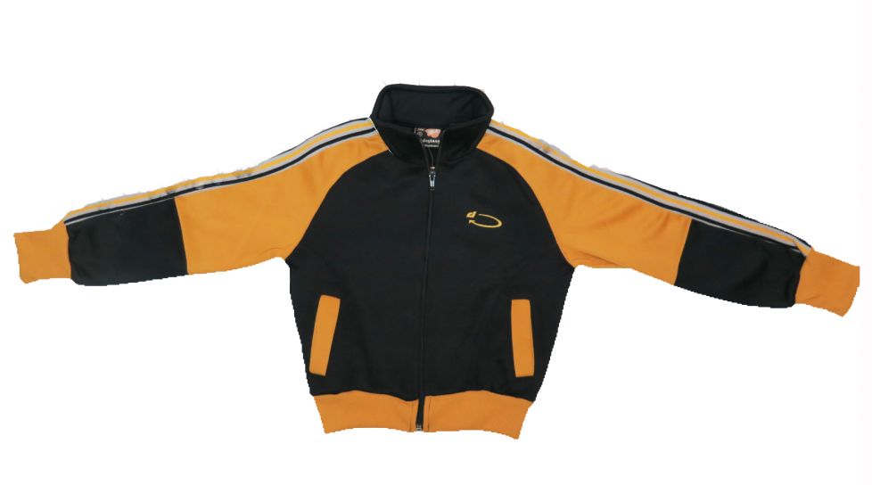 Campera de Acetato Frizado Combinado