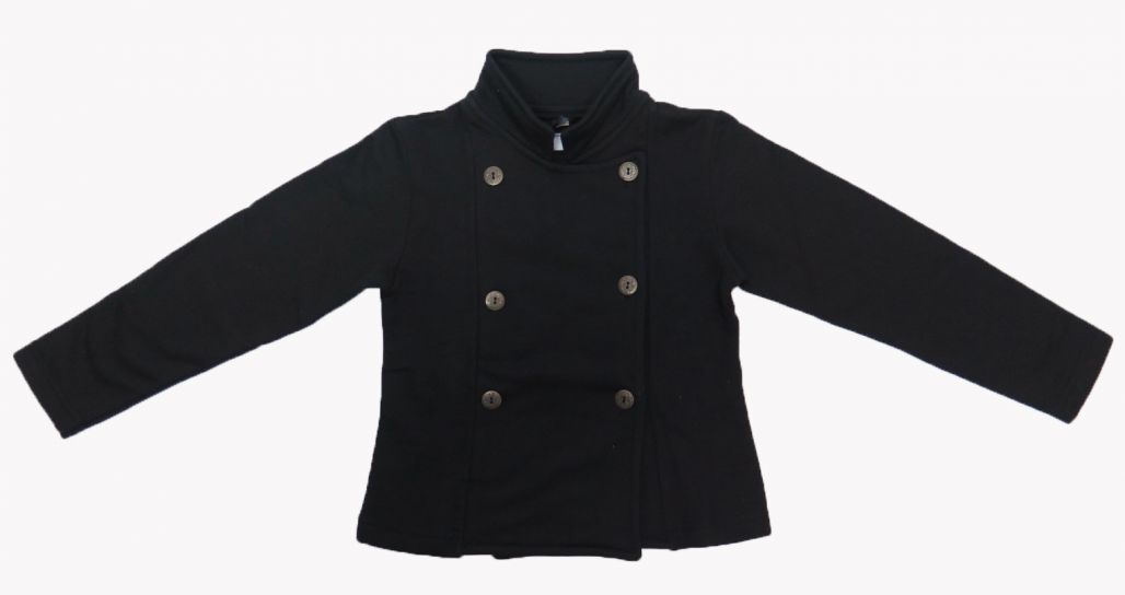 Campera Tipo Saquito de Friza y Botones