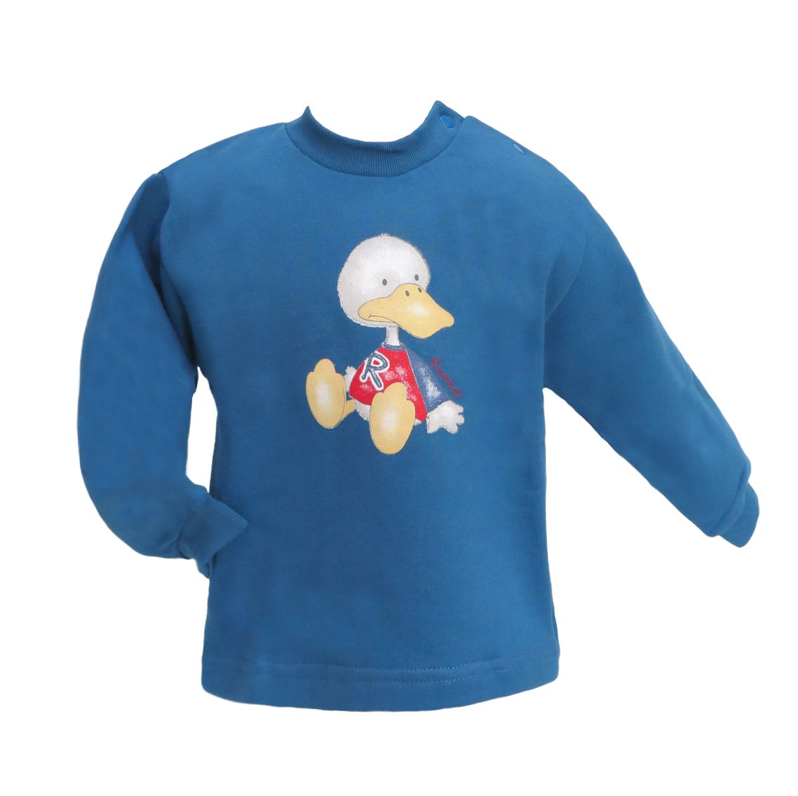 Buzo de Algodon Frizado Estampado Pato