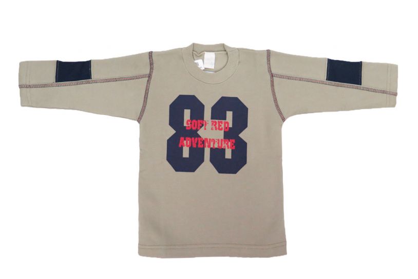 Buzo De Algodon Frizado Estampado 83