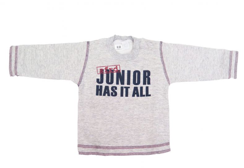 Buzo de Algodon Con Friza Estampado Junior Has It All