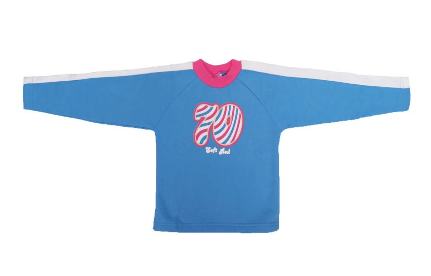 Buzo de Algodon Con Friza Estampado 70 Multicolor