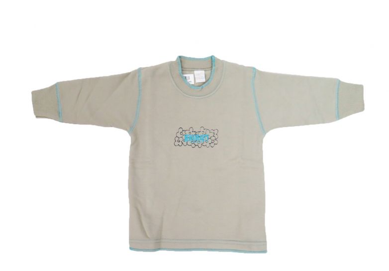 Buzo de Algodon Frizado Estampado Flores Unidas