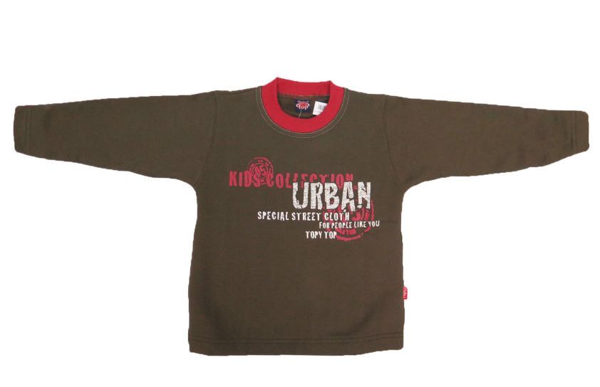 Buzo De Algodon Frizado Estampado Urban