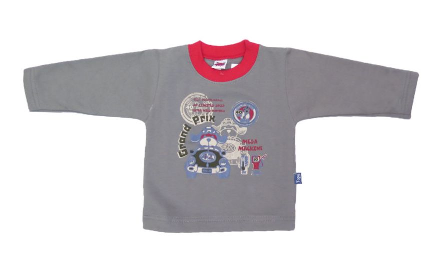 Buzo de Algodon Frizado Sin Capucha Estampado Perro