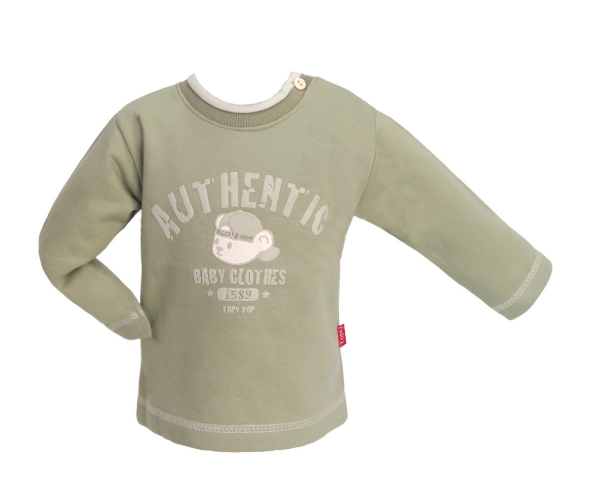 Buzo de Algodon Frizado Estampado Oso Authentic