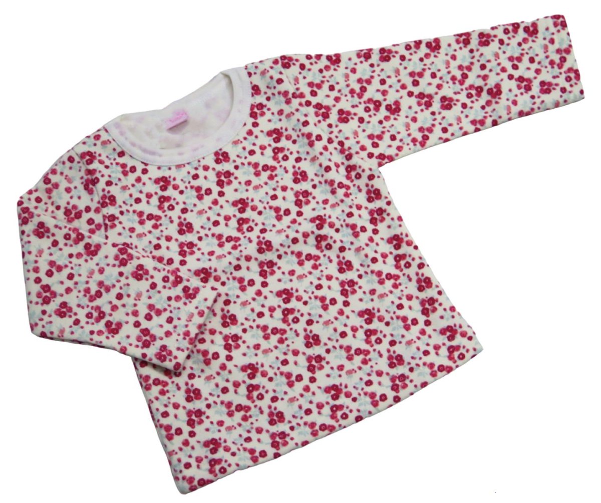 Buzo Con Friza Frizado Estampado con Florcitas