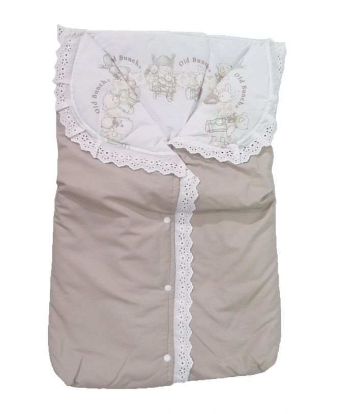 Portaenfant Sin Capucha Liso Con Broderie