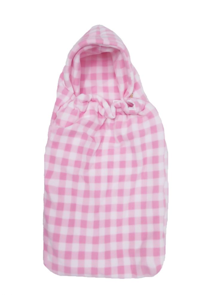 Portaenfant Polar con capucha Diseño de Cuadros