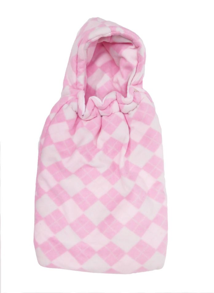 Portaenfant Polar con capucha Diseño de Rombos