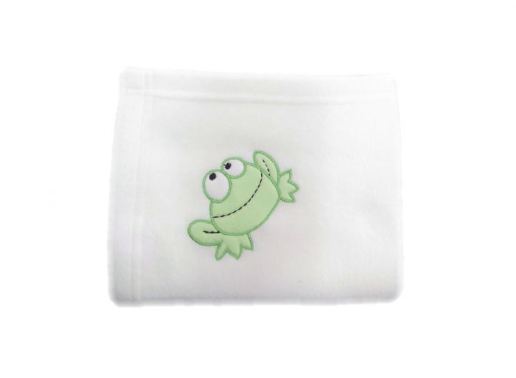 Liorchis Manta polar con aplique de Rana