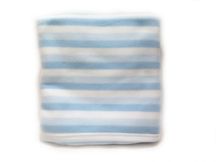 Frazada de Polar Para Cuna Funcional Estampado de Rayas