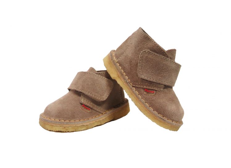 Bota Desierto Velcro Gamuza Goma Crepe