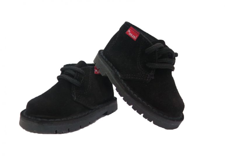 Bota Botita de Gamuza Con Goma Febo y Cordon