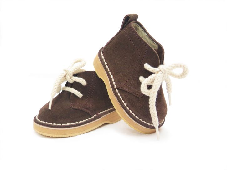 Bota Cordon Gamuza Goma Crepe