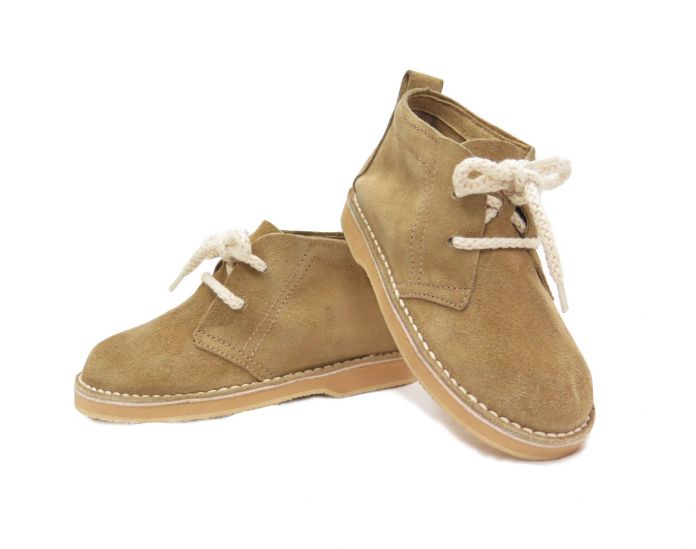 Bota Cordon Gamuza Goma Crepe